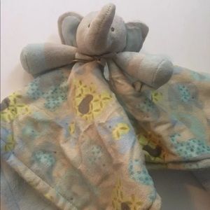 Elephant Security Blanket Pacifier Holder lovey
